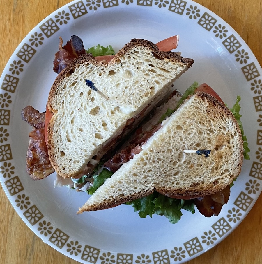 club sandwich made on gluten free bread